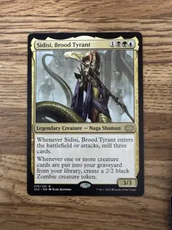 EDH Zombie Deck - Commander MTG Magic the Gathering Sidisi Brood Tyrant - Image 1