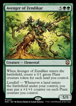 MTG - 4 x Avenger of Zendikar - Modern Horizons 3 Commander - Playset 4x x4 - Image 2