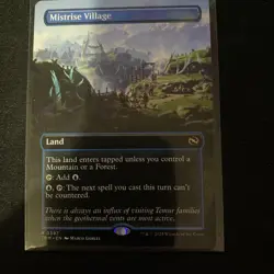 Mistrise Village (Borderless) Tarkir: Dragonstorm Regular nm - Image 1