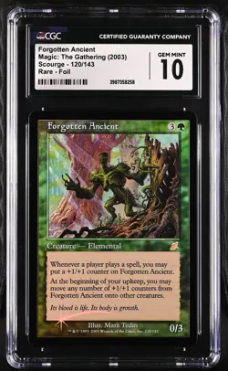 FORGOTTEN ANCIENT Scourge Foil Rare CGC 10 MTG [Nostalgium] - Image 1