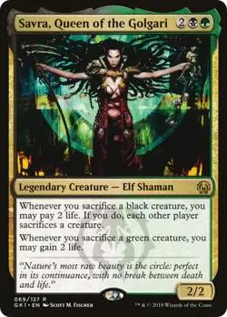 Savra, Queen of the Golgari - 69 / English / Lightly Played - Image 1