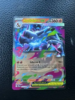 Pokemon MEGA CHARIZARD X EX 013/094 - Phantasmal Flames - ULTRA RARE HOLO - MINT - Image 1