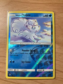 Alolan Vulpix - 27/147 - SM - Burning Shadows - Reverse Holo - Pokemon TCG 2017 - Image 1