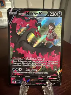 Galarian Moltres V TG20/TG30 Pokemon Astral Radiance Trainer Gallery NM - Image 1