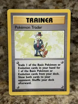 Pokemon TCG Pokemon Trader Base Set 77/102 1999-2000 Wizards Base Set Rare MP - Image 1