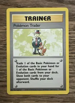 Pokemon TCG Pokemon Trader Base Set 77/102 Regular Unlimited Rare - Image 1