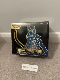 Pokemon TCG Mega Evolutions Lucario Elite Trainer Box ETB - NEW & SEALED - Image 1