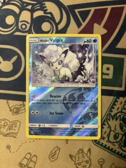 Alolan Vulpix 21/145 Sm-Guardians Rising Reverse Holo Pokemon TCG - Image 3