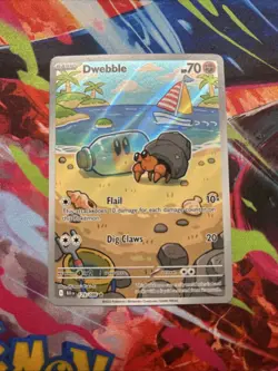 Dwebble IR 129/086 Sv: Black Bolt Pokemon 2025 Illustration Rare - Image 1