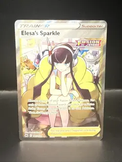 Pokemon Sword & Shield Crown Zenith Elesa's Sparkle 147/159 Full Art Trainer - Image 3