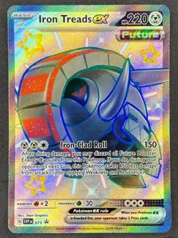 Pokemon Iron Treads ex SVP073 SV Black Star Promo NM - Image 1