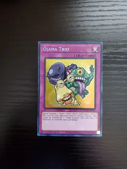 Yugioh Monster Mayhem - Ojama Trio - Secret Rare - BLMM-EN010 - Image 1