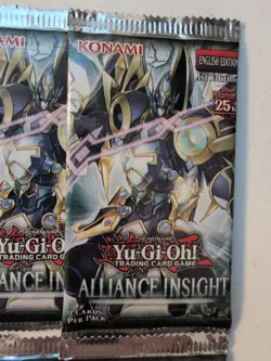 (10 Booster Packs) Yu-Gi-Oh 1st Edition Alliance Insight - Image 2
