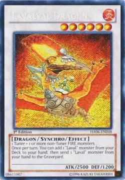 Yu-Gi-Oh! - Lavalval Dragun (HA06-EN048) - Hidden Arsenal 6 - Secret Rare - NM - Image 1