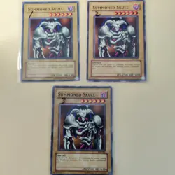 x3 Summoned Skull SDY-004 Starter Deck: Yugi Unlimited LP/MP/MP - Image 1