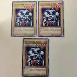 x3 Summoned Skull SDY-004 Starter Deck: Yugi Unlimited LP/MP/MP - Image 2