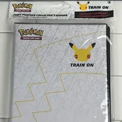 Pokemon First Partner Collector’s Binder Sealed Pokemon Large Pikachu Card 820650809606 - Image 3