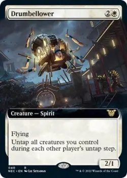 Drumbellower (Extended Art) - Near Mint MTG Commander: Kamigawa: Neon Dynasty - Image 1