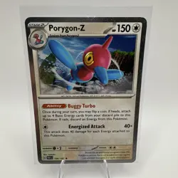 Pokemon TCG Porygon-Z 144/182 Cosmos Holo Paradox Rift Promo Trading Card - Image 1