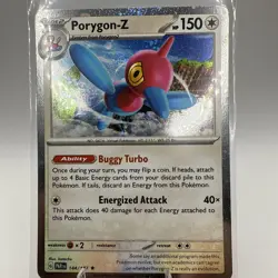 Pokemon TCG Porygon-Z 144/182 Cosmos Holo Paradox Rift Promo Trading Card - Image 4