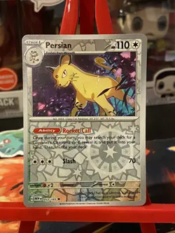 Persian Reverse Holo NM 053/165 Scarlet & Violet 151 Pokemon Card - Image 1