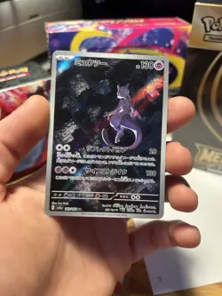 Mewtwo AR 183/165 151 Scarlet & Violet SV2a Pokemon Card Japanese Near Mint - Image 2