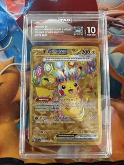 Pokemon Pikachu EX Surging Sparks 2024 SSP Secret Holo Card TCG 247/191 - Image 1