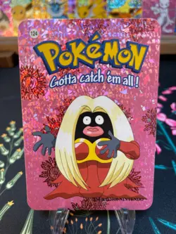 Jynx #124 - Vintage Vending Machine Prism Sticker 2000 - Pokemon Card - Image 1