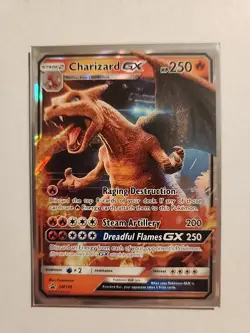 Pokemon TCG Charizard GX SM195 Detective Pikachu Promo Holo Card - Image 1