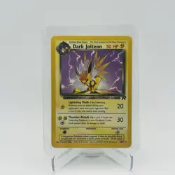 Dark Jolteon - 38/82 - Pokemon Team Rocket Unlimited Card WOTC NM - Image 1