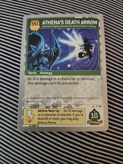 MapleStory iTCG Set 4: NPC Athena's Death Arrow #3/60 RARE Card - Image 1