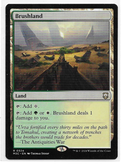 Brushland - Commander: Modern Horizons 3 Magic the Gathering MTG Rare - Image 1