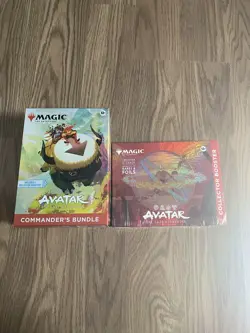 Avatar The Last Airbender Omega Collector Booster Magic MTG / Commander Bundle - Image 1