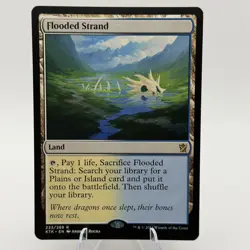 Magic MTG: Flooded Strand - Khans Of Tarkir (KTK ) #233 (Near Mint) Rare - Image 1