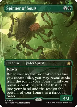 Foil - Spinner of Souls (Borderless) (Mana Foil) - 402 / LP / English - Image 1