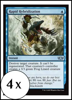 MTG - 4 x Rapid Hybridization - Tarkir: Dragonstorm - Playset 4x x4 - Image 1