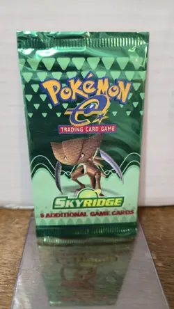Pokemon Skyridge Sealed Booster Pack Unweighed Wizards Of The Coast Kabutops - Image 1