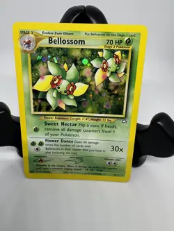 Pokemon TCG Bellossom #3/111 Holo Neo Genesis Rare Unlimited Card Near Mint - Image 1