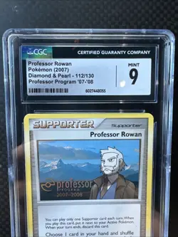2007 POKEMON DIAMOND & PEARL | PROFESSOR PROGRAM '07-'08 CGC MINT 9 PSA - Image 3