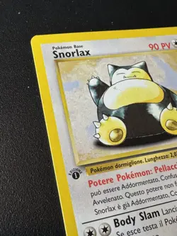 1st Edition ITALIAN Snorlax Jungle 27/64 2000 Pokemon MP-LP Non-Holo *SEE PHOTOS - Image 3
