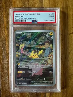 POKEMON TCG - ENGLISH 151 - PIKACHU 173/165 - PSA 9 - Image 1