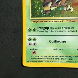 Pokemon Vintage Holo Pinsir 9/64 Jungle WotC 1999 - Image 5