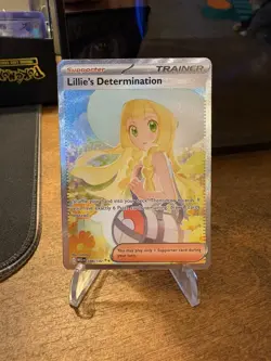 Pokemon TCG Lillie’s Determination Mega Evolution 184/132 SAR English pack fresh - Image 1