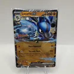 Pokemon Lucario ex 051/131 Prismatic Evolutions Stamped NM Cosmos Holo - Image 1