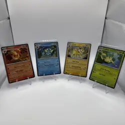 Pokemon Jolteon Flareon Vaporeon Leafeon SVP 167 168 169 170 Promo Set Cosmos - Image 1