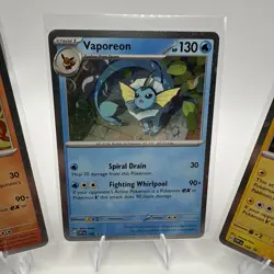 Pokemon Jolteon Flareon Vaporeon Leafeon SVP 167 168 169 170 Promo Set Cosmos - Image 3