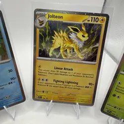 Pokemon Jolteon Flareon Vaporeon Leafeon SVP 167 168 169 170 Promo Set Cosmos - Image 4