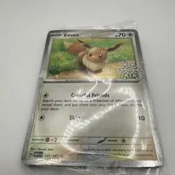 EEVEE 133/165 Pokemon TCG Holiday Calendar 2025 Holo Festive Stamp SEALED!! - Image 2