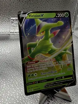 Pokemon TCG: Virizion V SWSH295 - Black Star Promo 2022 - NM Condition - Image 2