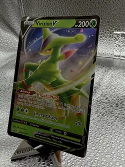 Pokemon TCG: Virizion V SWSH295 - Black Star Promo 2022 - NM Condition - Image 3